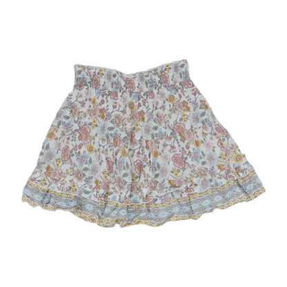 Multi Floral Mini Skirt