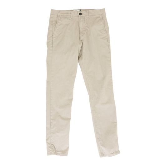 Gray Solid Chino Pants