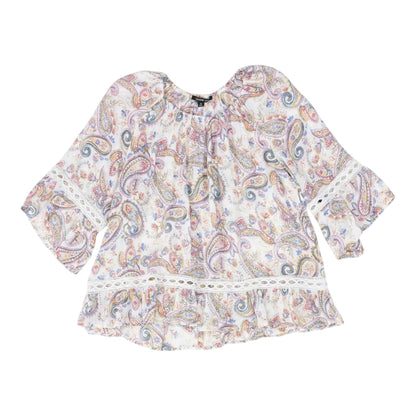 Multi Paisley 3/4 Sleeve Blouse