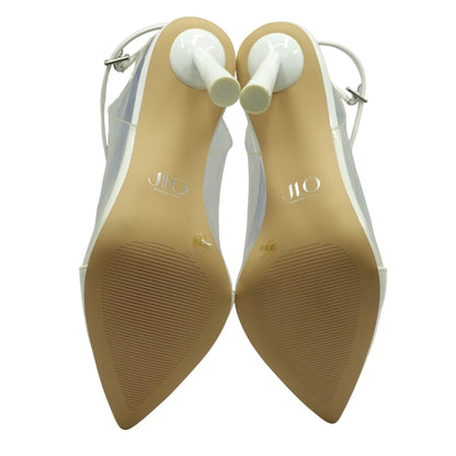 Calea White Stiletto Heels