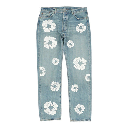 501 DT Cotton Wreath Straight Jeans