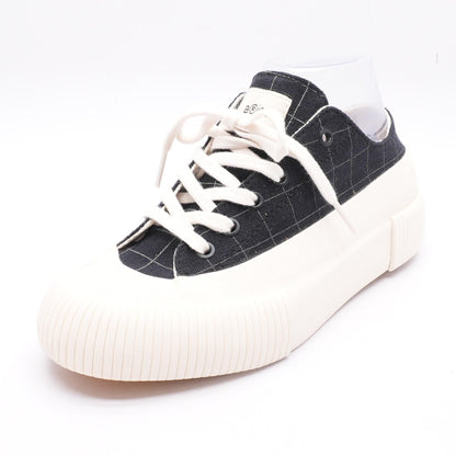 Black Grid Low Top Sneaker