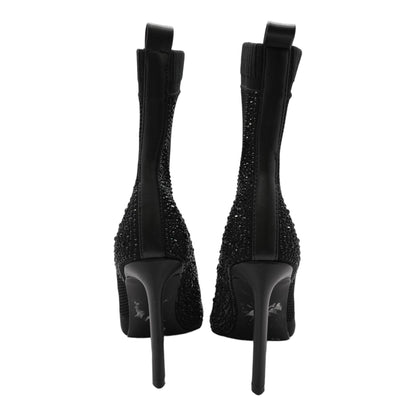 Black Bootie Stiletto Heels