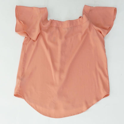 Pink Solid Sleeveless Blouse