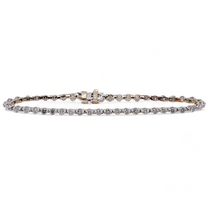 White Gold Round Diamond Tennis Bracelet