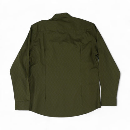 Green Misc Long Sleeve Button Down