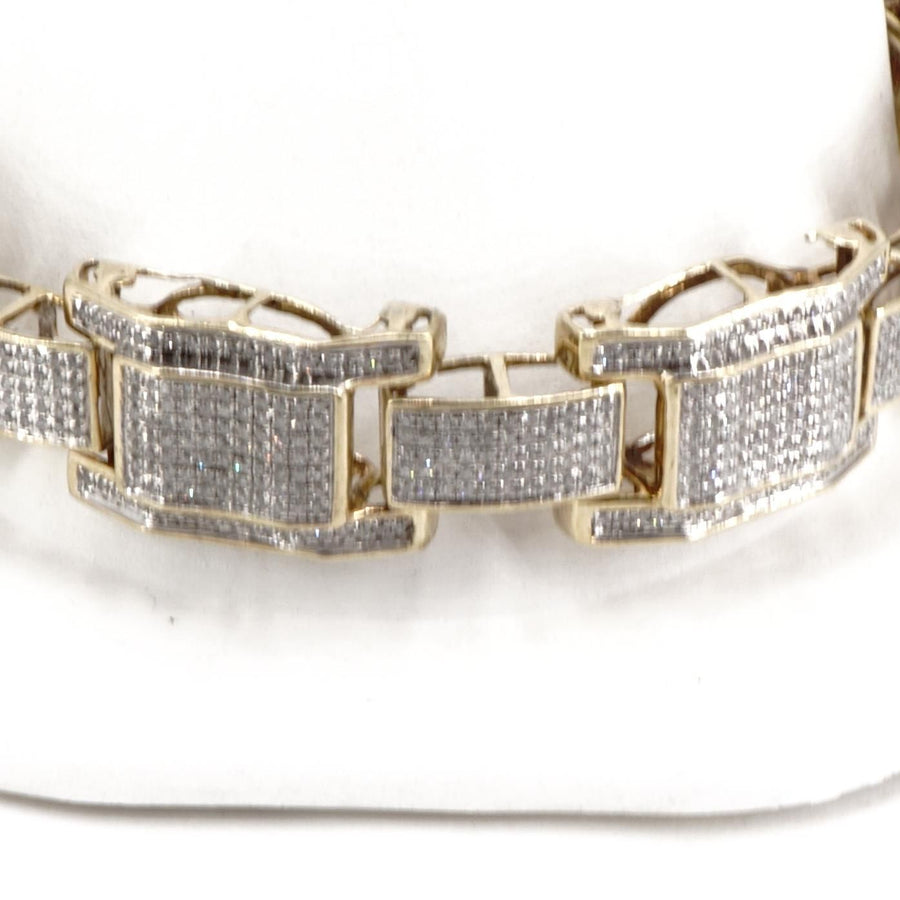 Men's Large Diamond Tennis Bracelet