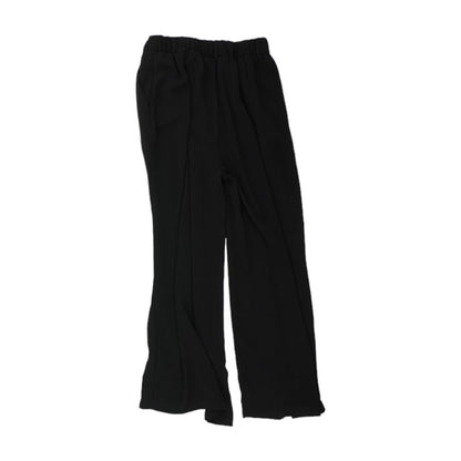 Black Solid Dress Pants