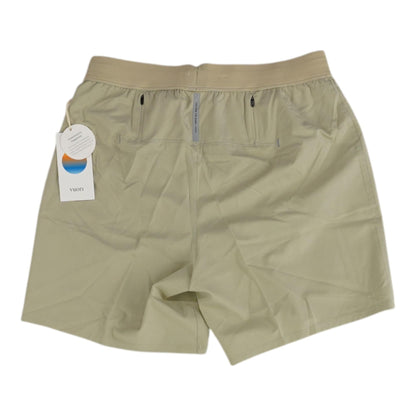 Green Solid Active Shorts