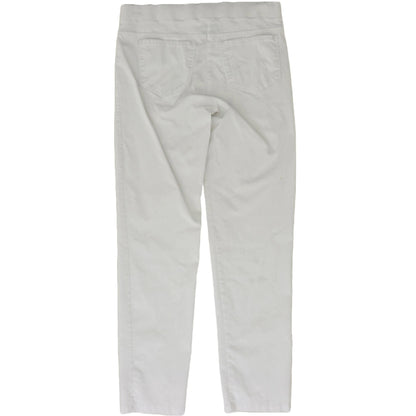 White Solid Dress Pants