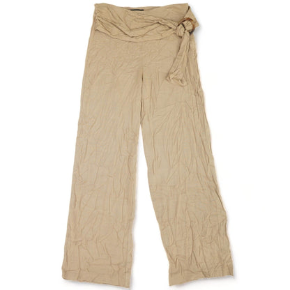 Brown Solid Pants