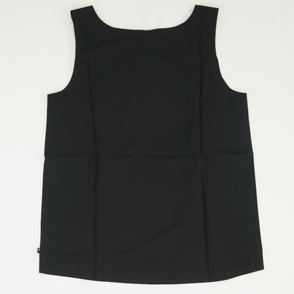 Black Solid Sleeveless Blouse