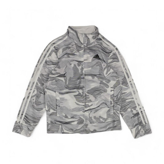 White Graphic Active Jacket