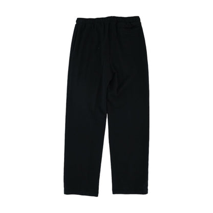 Black Logo Detailed Drawstring Pants