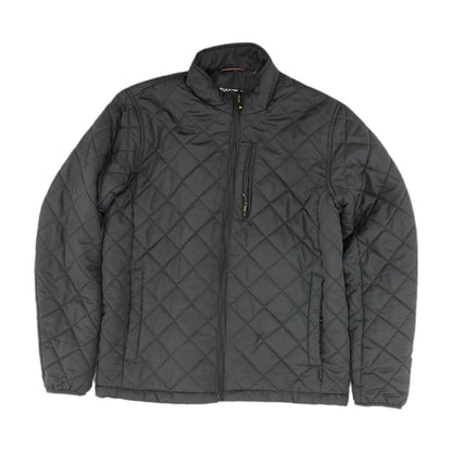 Gray Solid Puffer Jacket