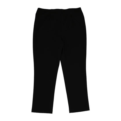 Black Solid Dress Pants