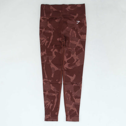 Burgundy Graphic Leggings