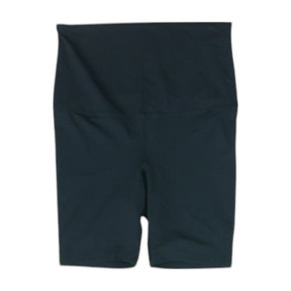 Black Solid Active Shorts