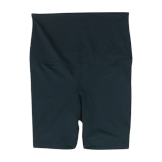 Black Solid Active Shorts