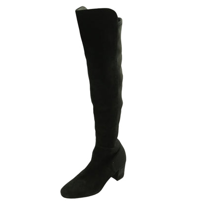 Tieland Over The Knee Boot in Black