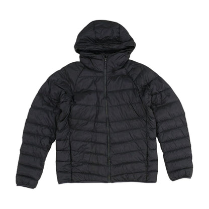 Navy Solid Puffer Jacket