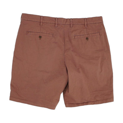 Mauve Solid Chino Shorts