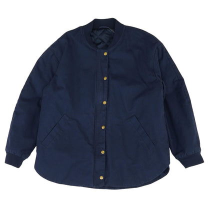 Navy Solid Lightweight Coat