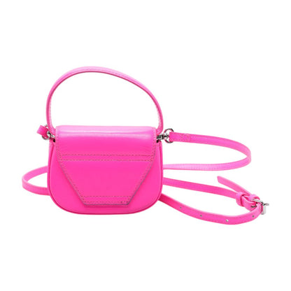 Neon Pink 1DR XS Mini Bag in Leather