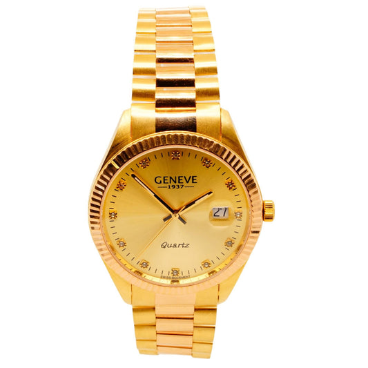 Women's 18K Gold Two Tone Oyster Style Watch