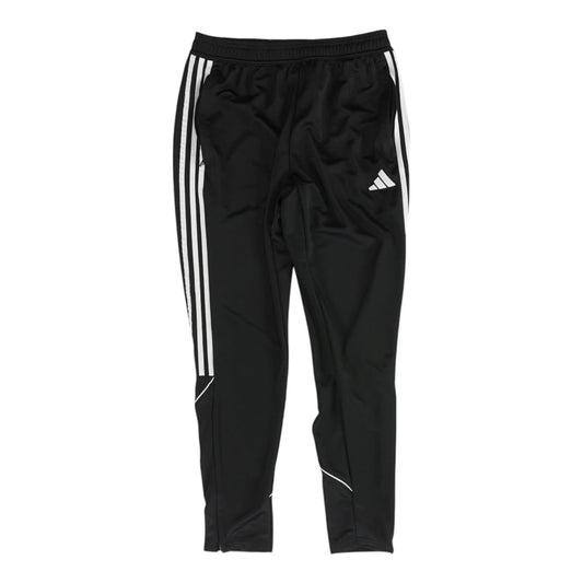 Black Solid Active Pants