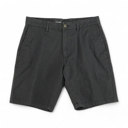 Charcoal Solid Chino Shorts