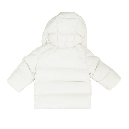 White Solid K2 Down Puffer Jacket