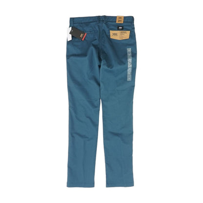 Teal Solid Chino Pants