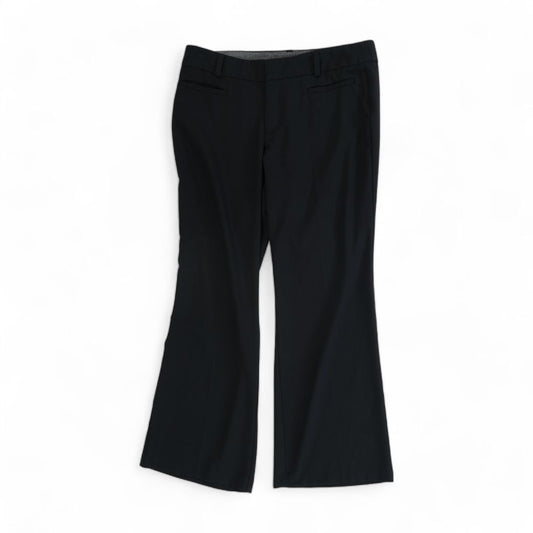 Black Solid Dress Pants