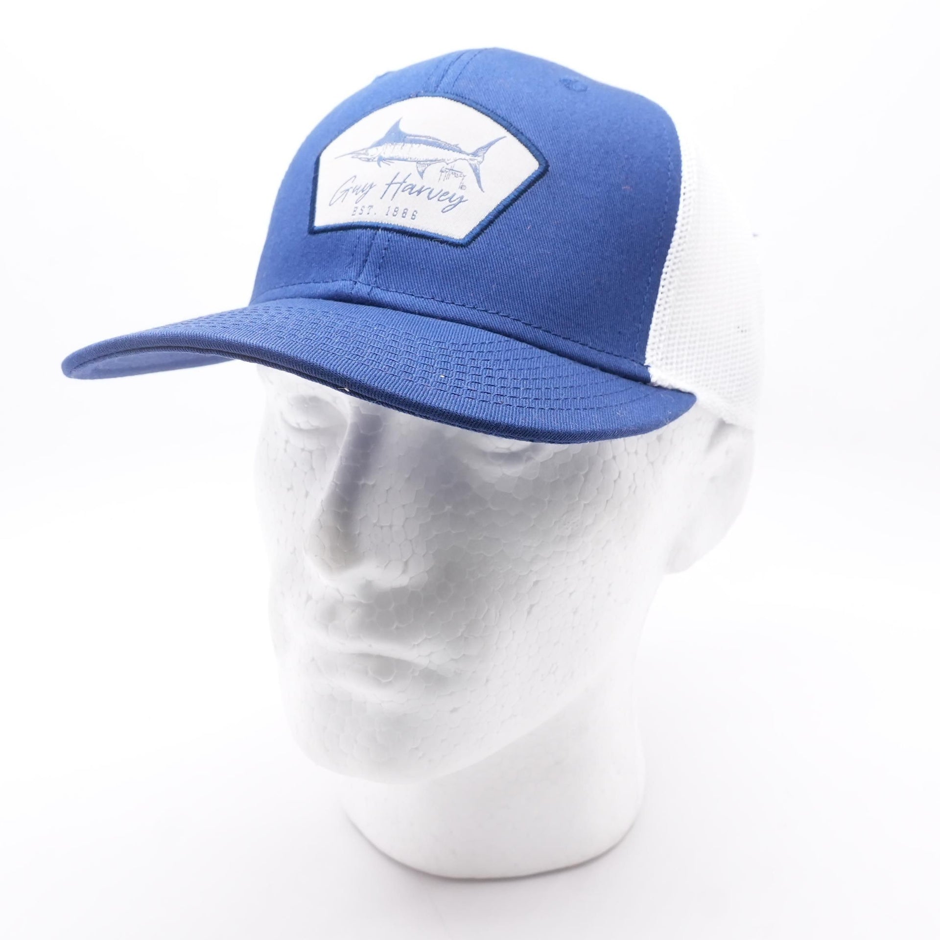 Guy Harvey Men's Cali Vibes Snapback Trucker Hat - Estate Blue - Size