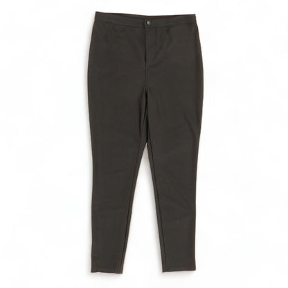 Black Solid Dress Pants