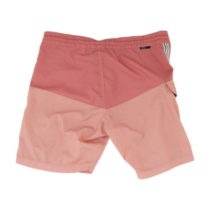 Pink Color Block Swim Shorts