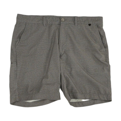 Gray Solid Shorts