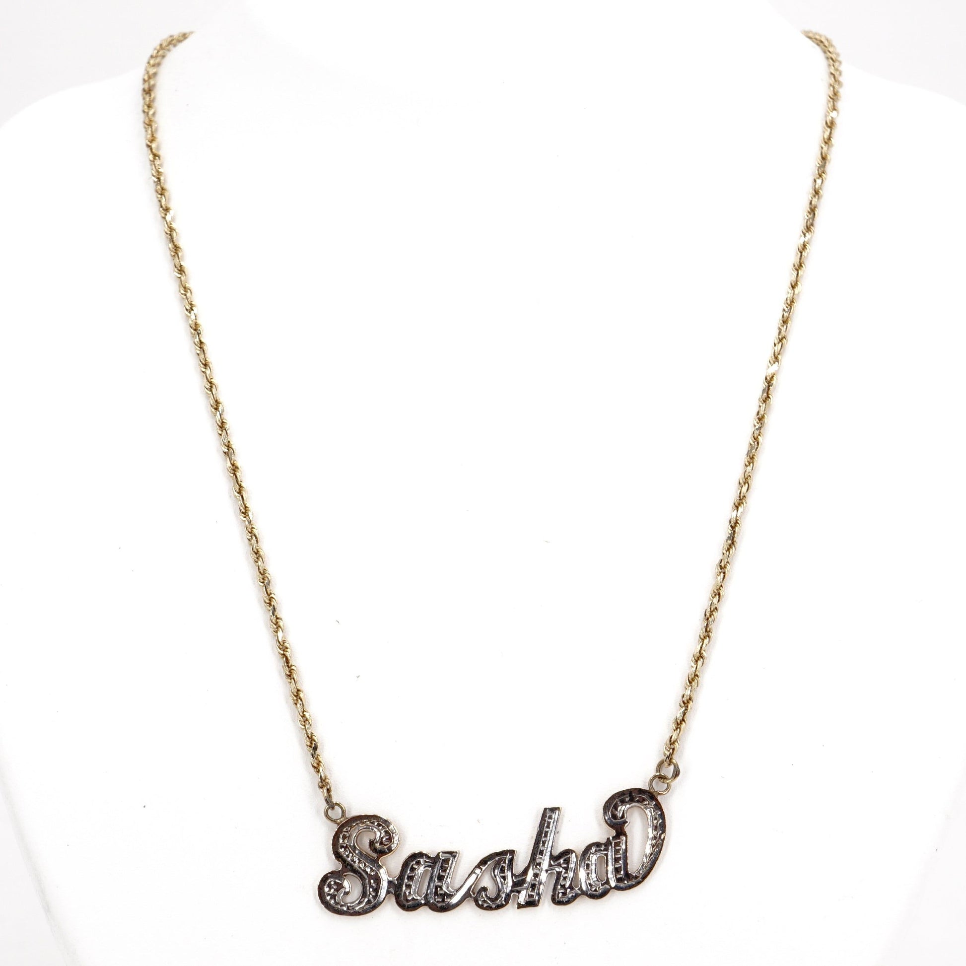 14K Two-Tone Rope Necklace