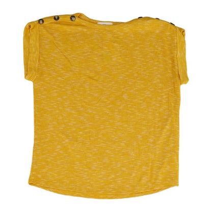 Yellow Solid T-Shirt