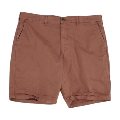 Mauve Solid Chino Shorts