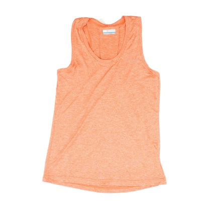 Neon Orange Solid Active Tank