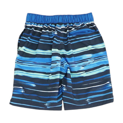 Blue Striped Board Shorts