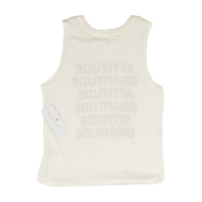 White Solid Active Tank