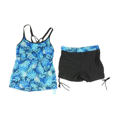 Blue Tropical Two-Piece