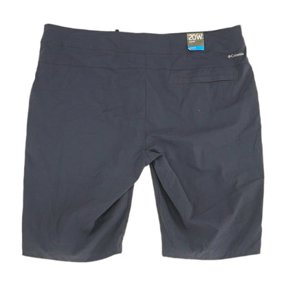 Blue Solid Active Shorts