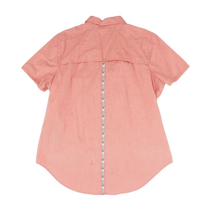 Coral Solid Button Down