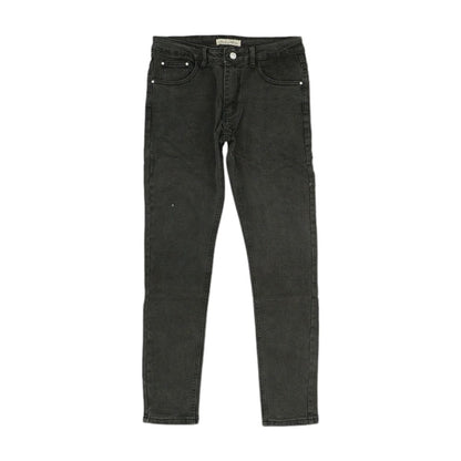 Black Solid Skinny Jeans