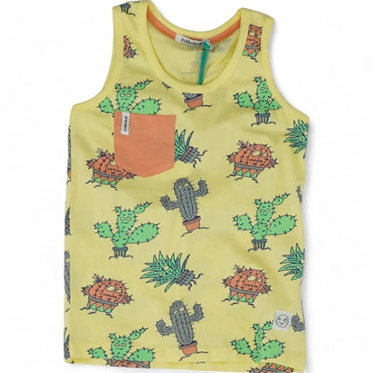 Yellow Graphic Tank