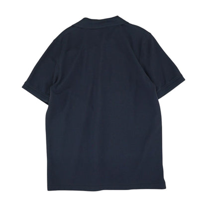 Navy Solid Short Sleeve Polo